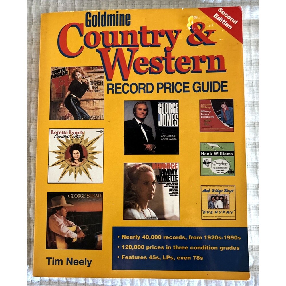 Goldmine Country and Western Record Price Guide Paperback Tim Nee
